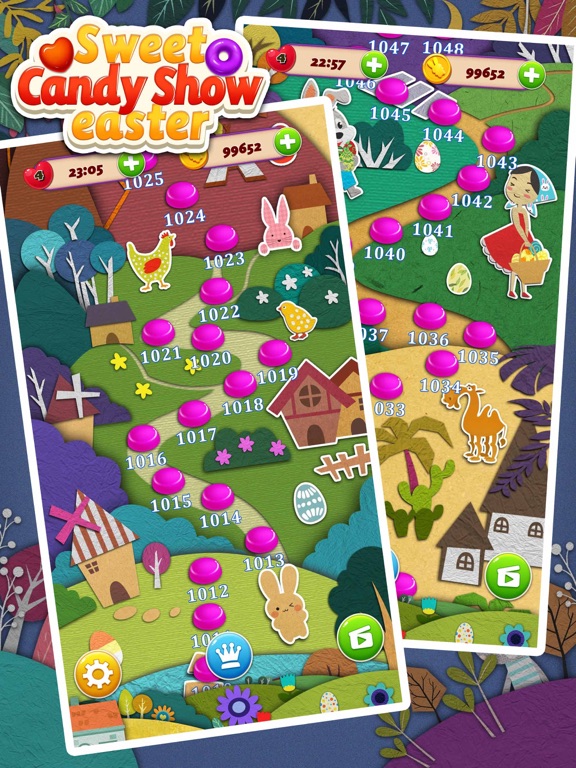 Candy Show - Sweet Easter iPad screenshot 4 - Games app