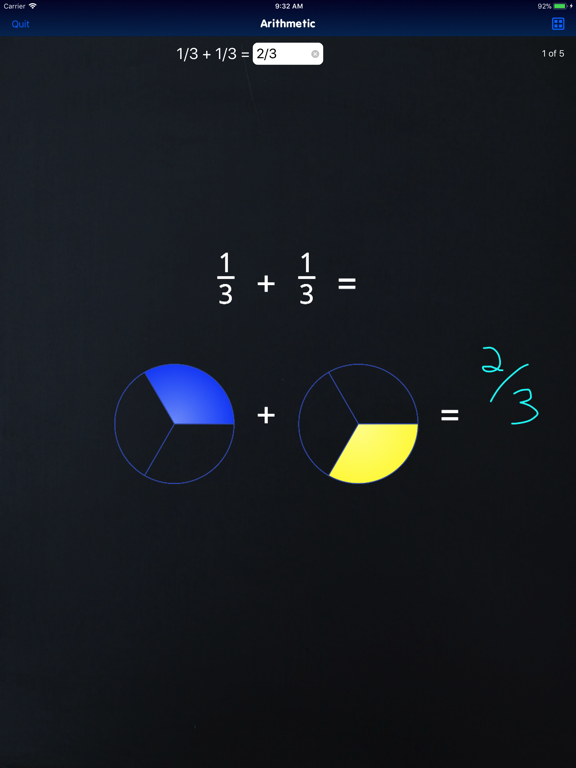 Screenshot #5 pour EG Classroom Fractions
