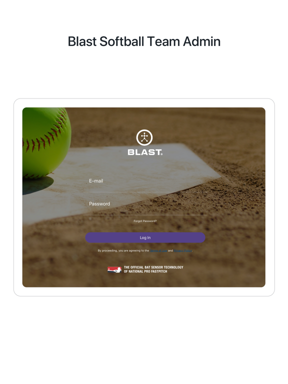 Screenshot #4 pour Blast Softball Team Admin