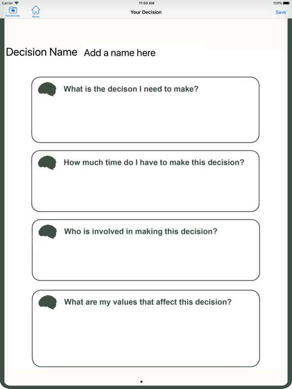 Screenshot #5 pour CCMI BRAIN Decision Making App