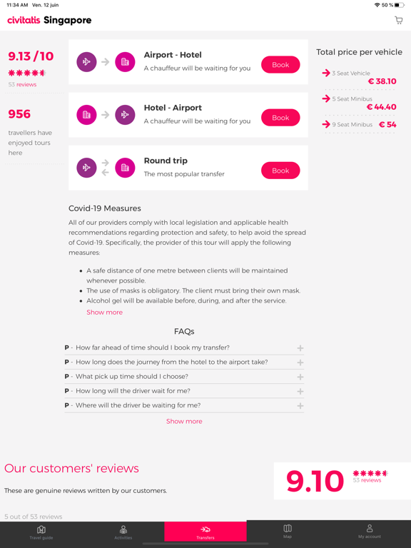 Singapur Guide Civitatis.com iPad screenshot 3 - Travel app