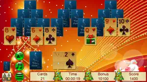 Xmas TriPeaks Card Solitaire screenshot 2