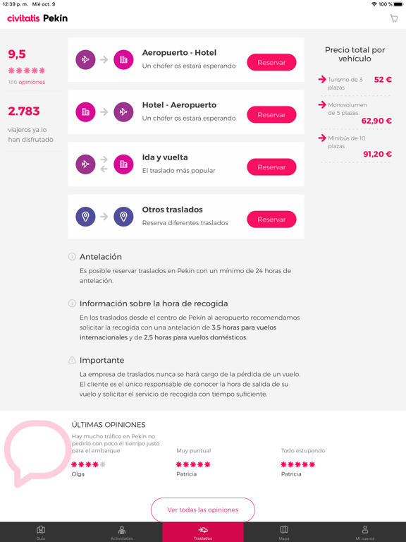 Screenshot #6 pour Guide de Pékin de Civitatis