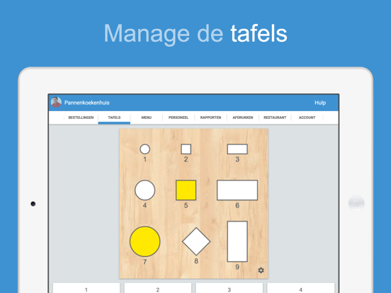 Ober POS kassasysteem horeca iPad app afbeelding 1