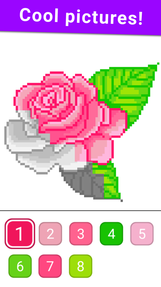 #6. Draw Color Numbers (iOS) 来自: Alexander Maslennikov