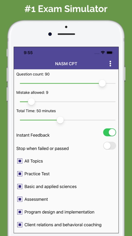 CPT CSCS Exam TruePrep Test screenshot-4
