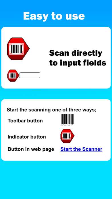 Barcode Scan to Web Screenshot