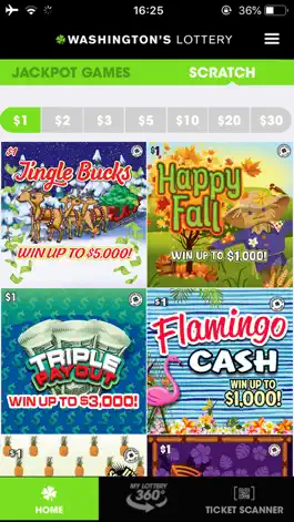 Game screenshot Washington's Lottery apk