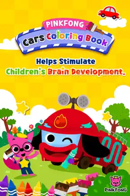 Game screenshot Cars Coloring Book PINKFONG mod apk