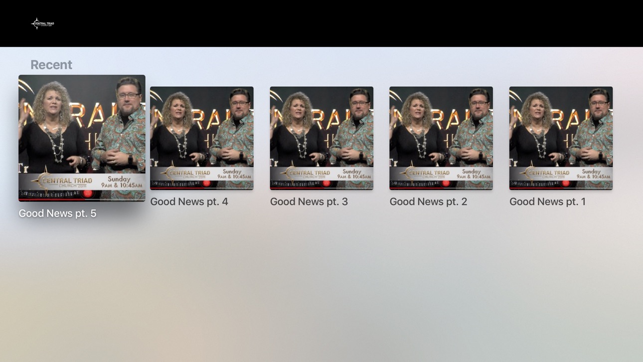 Apple TV screenshot