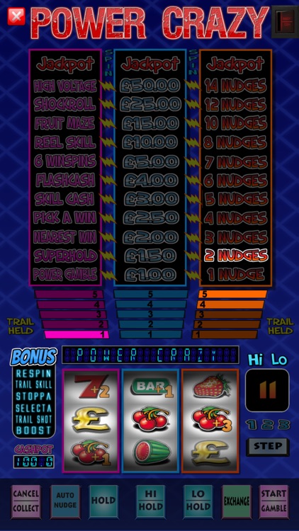 Power Crazy Fruit Machine Game screenshot-4