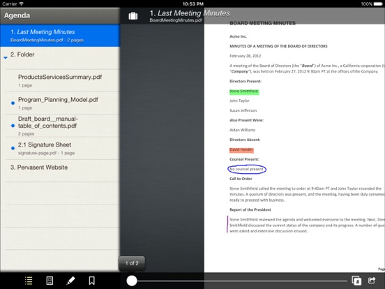 Screenshot #5 pour Board Papers for ME