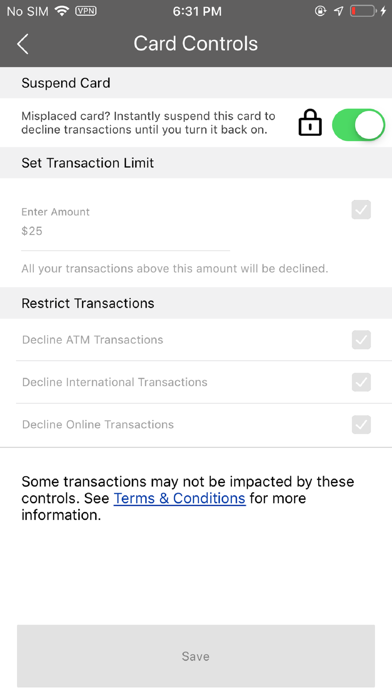Unitus Card Guard Screenshot