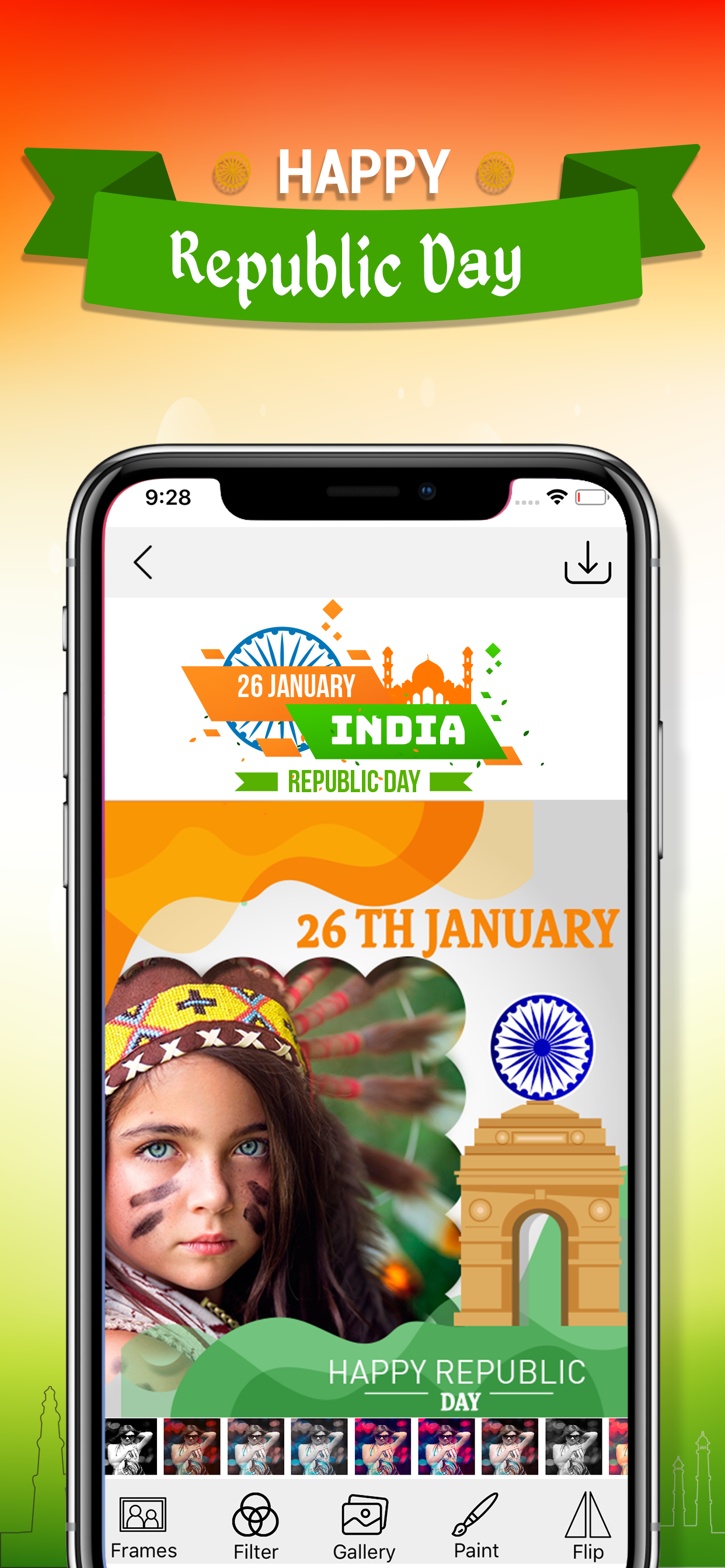 Republic Day Photo Frames