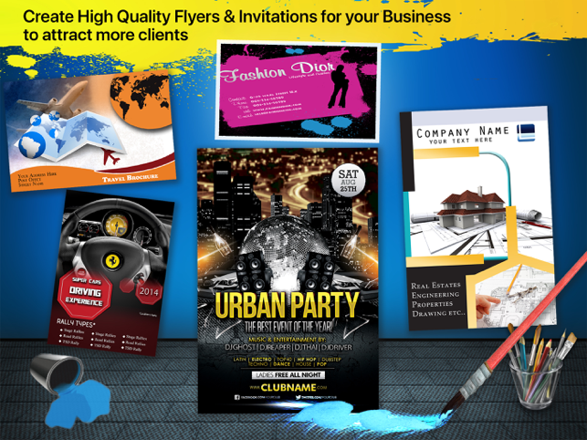 ‎Flyer & Invitation Creator Screenshot