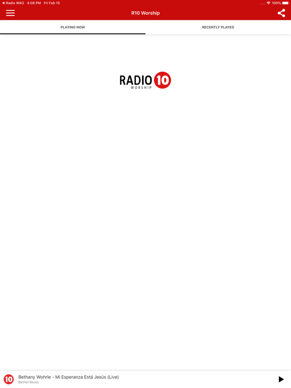 Screenshot #4 pour Radio 10 Worship