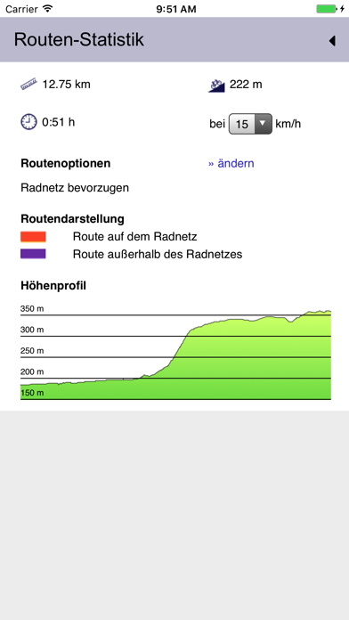 Screenshot #3 pour Radroutenplaner Thüringen