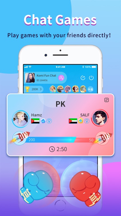 Komi-Group Voice Chat Rooms screenshot-3