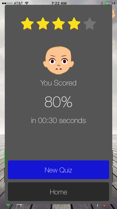 FractionsQuiz iPhone screenshot 4 - Education app