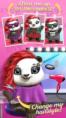 Game screenshot Animal Hair Salon Rock Stars apk