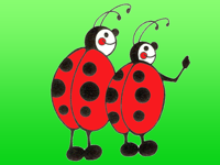 Ladybug Love Stickers