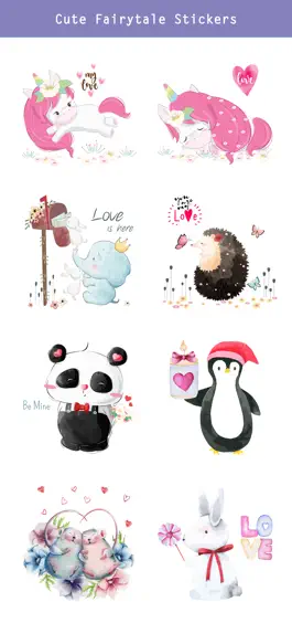 Game screenshot Fairytale Love Stickers hack