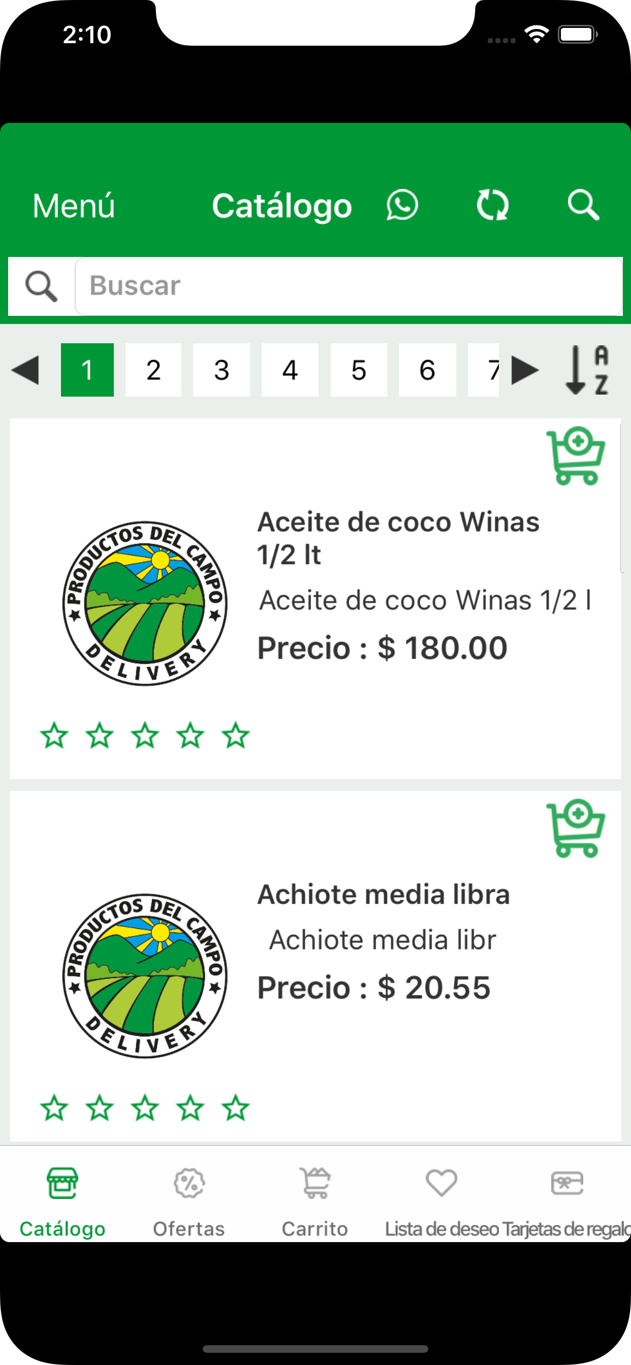 Productos del Campo Delivery