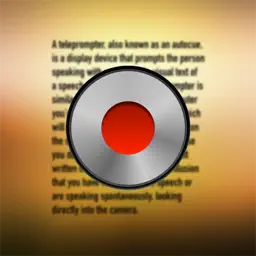 Teleprompter Recorder app icon
