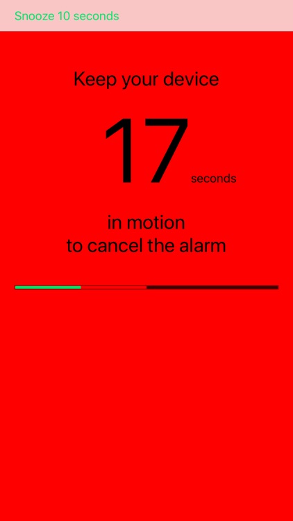 Motion Alarm Clock