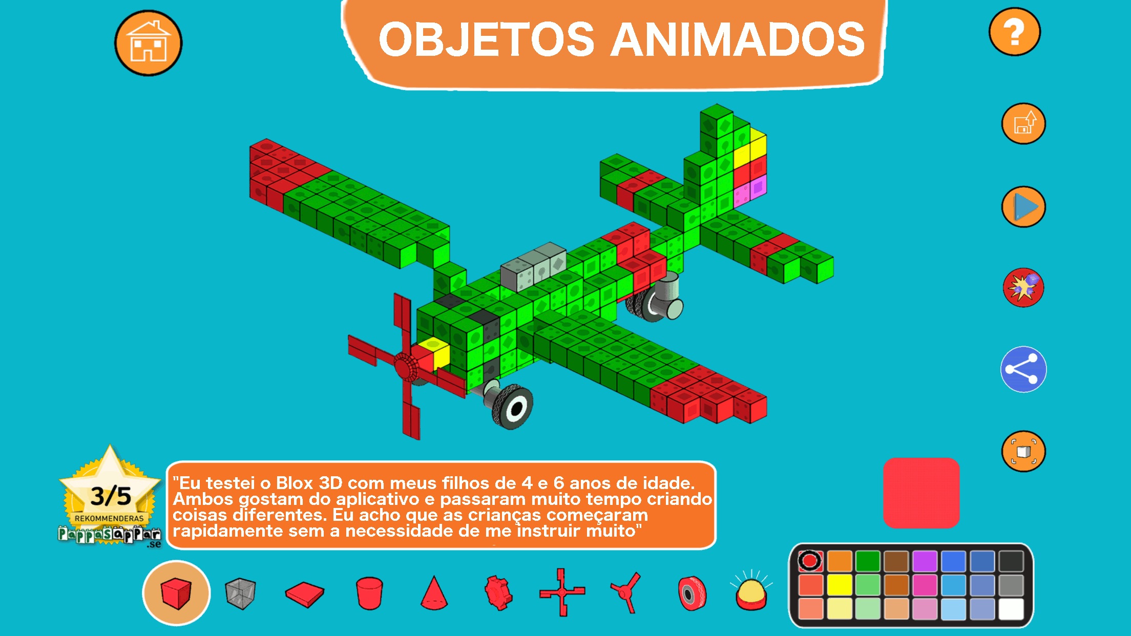 Screenshot do app Blox 3D