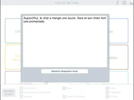 Game screenshot École : Classes de mots apk