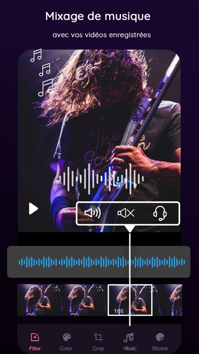 Screenshot #3 pour Video Montage Musique Éditeur