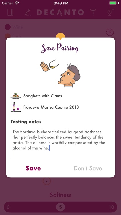 Decanto - Food & Wine Pairing screenshot-4