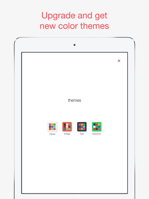 Squares: The Color Game iPad screenshot