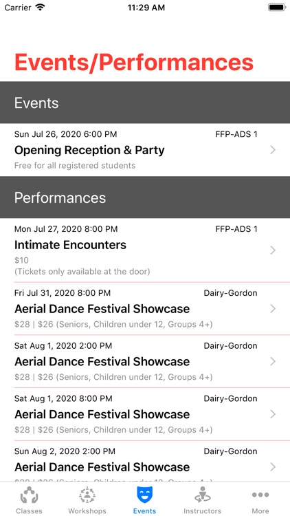 Aerial Dance Festival screenshot-3