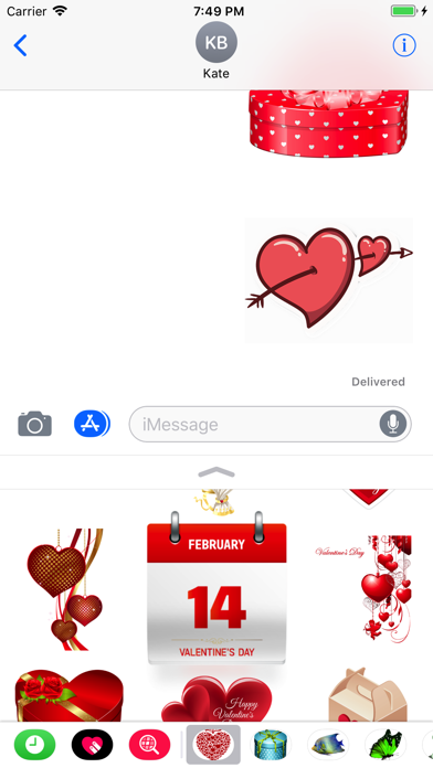 Stickers For Valentains Day screenshot 2