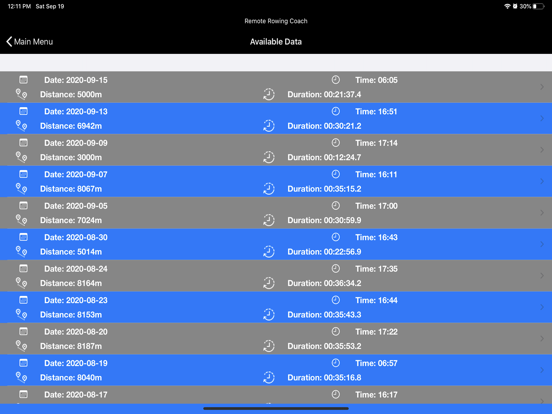 Screenshot #6 pour Remote Rowing Coach