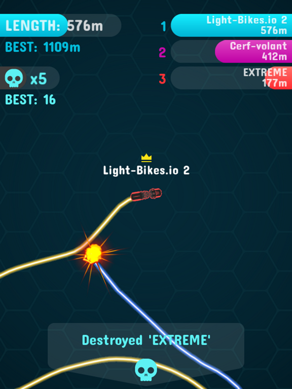 Screenshot #4 pour Light-Bikes.io 2