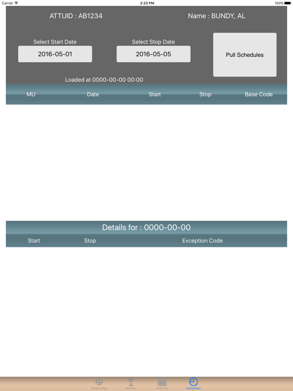 App screenshot