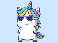 Bad Unicorn Stickers