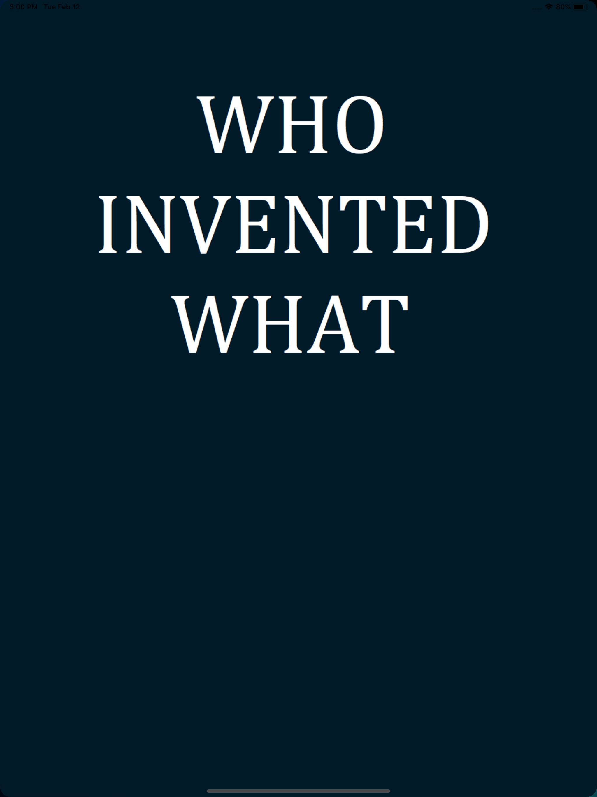Who Invented What screenshot 5