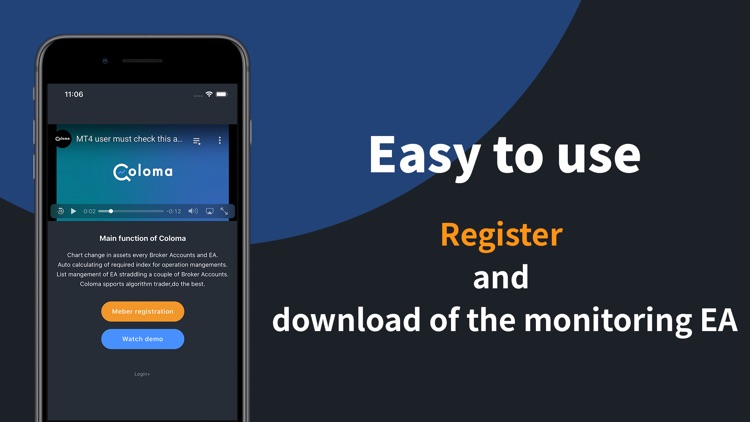 Forex / FX App-Coloma for EA screenshot-3