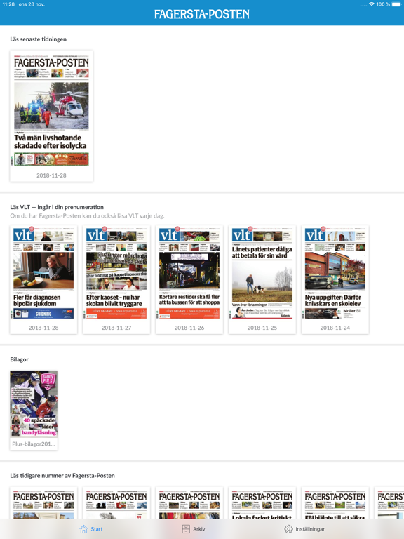 Screenshot #4 pour Fagersta-Posten e-tidning