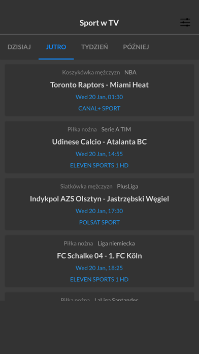Sport w TV Screenshot