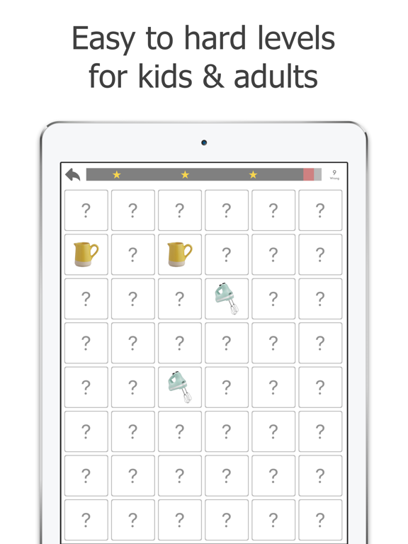 Memory Cards - Match Pairs Fun iPad screenshot 5 - Education app