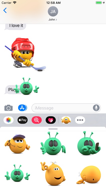 Kolobanga Sticker For iMessage screenshot-7