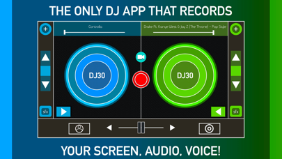 How to cancel & delete DJ Record Screen Music & Voice from iphone & ipad 1