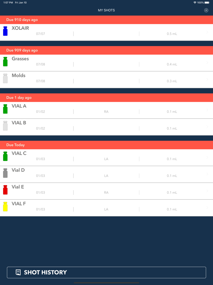 Visionary Allergy Tracker