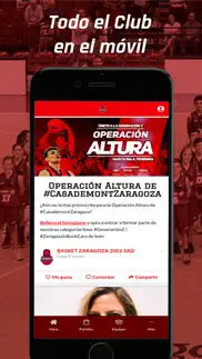 fundación basket zaragoza iphone screenshot 1