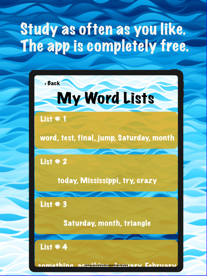 Spelling Study Helper